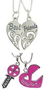 Best Friends jewelry  - A fabulous gift for you and your best friend! - friendship necklaces
