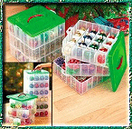 Ornament Storage Christmas decorations Storage Containers  Xmas Holiday Decoration Storage  Ornament Box