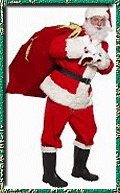 Santa Costumes  He�s making a list and checking it twice. He�s going to find out who�s been naughty or nice. Delight your little ones with the heirloom-quality Ultimate Santa Claus costume. This soft plush Santa suit features a lined jacket with faux fur trim, pants with functioning pockets, matching hat, separate belt with buckle, boot covers, white costume gloves, Santa belly (so when you laugh it shakes like a bowl full of jelly!) and wig with attached beard. Everything you need to get into the spirit of the season! Fully-finished seaming, deluxe fabrics, and included costume accessories are details that exude superior craftsmanship in a garment that will bring many years of holiday enjoyment to your family. 