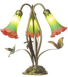 Butterfly and Hummingbird Table Lamp 
