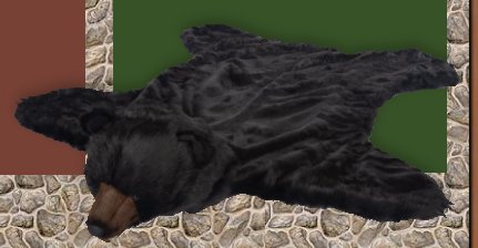 black bear rug lodge cabin rugs bear rug wilderness decorations