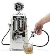 Reminiscent of the full-service days, but celebrating your ability to serve yourself, this antique-inspired gas pump liquor dispenser is the perfect pumped-up way to pour your �high octane� alcho-feuls. Featuring dual chambers that hold nearly a half gallon each, a silver toned ABS plastic body, and two 17� gas hoses, this liquor dispenser is the perfect way to pump up a smooth shot or craft a delicious cocktail. The easy vroom vroom way to serve your spirits, this gas pump drink dispenser ensures a relaxed host and happy guests.