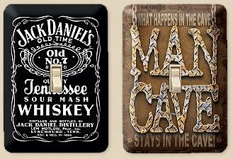 Jack Daniels Switch Plate cover Man Cave Switch Plate man cave wall decorations