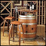 wine country bistro man cave wine barrel furniture