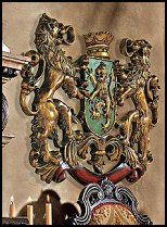 Heraldic Royal Lions Coat of Arms Wall Sculpture