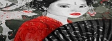The geisha Duvet Cover   
