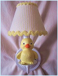 Rubber Duckie Sconce  duck lighting rubber duck bedroom decor