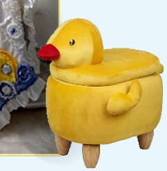 duck footstool duck ottoman duck furniture duck decor rubber duck bedroom decor
