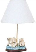 Polar Bear Lamp - great accent for the winter theme bedroom