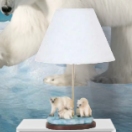 White modern nightstand   arctic animals decor - winter bedrooms snow bedrooms arctic bedroom decor 