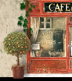 paris style cafe decor   french cafe decorating French bistro home kitchen decorating   French bistro dining room ideas