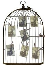 Perfect for your favorite family photos, this whimsical display stand offers a birdcage design that you are sure to love. With its antique-inspired appeal, this piece will continue to enhance your space with casual elegance for years to come. Place your order today. Constructed of metal for years of lasting beauty. A rustic bronze finish completes the look.