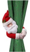 Santa Snowman Curtain Holdback Christmas Curtain Tiebacks for Christmas