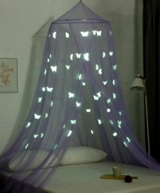 Butterfly Glow In Dark Bed Canopy butterfly room decor