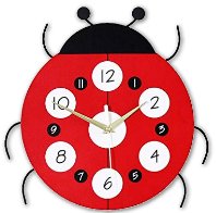 Ladybug Wall Clock  Ladybug decorations