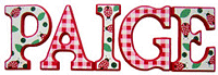 Ladybug wall letters  - Is She Buggin' You for a ladybug themed room.