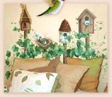 birdhouse theme garden style decorating ideas