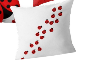 ladybug bedding ladybug pillows ladybug throw pillows ladybug decorative pillows  ladybug floor pillows 