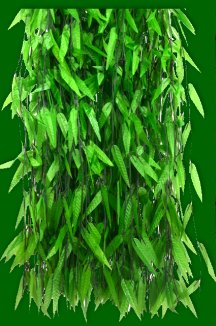Artificial Vine Fake Leaves Silk  Rattan Wicker Twig for Jungle bedrooms jungle Party