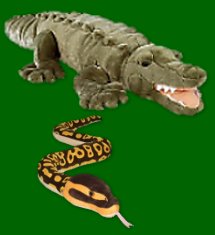 alligatorr plush crocodile plush snake plush toys jungle reptiles jungle bedroom decor