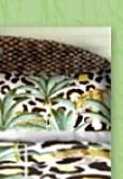 Animal print decor Leopard print bedding Animal Print Comforter Sets  jungle print bedding  Rattan Headboards