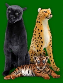 jungle cats cheetah plush toys leopard plush toys tiger plush toys jungle animals