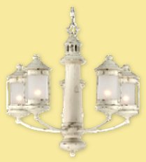 Lighthouse Five-Light Chandelier  nautical lighting nautical table lamps nautical lamps