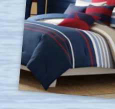 Nautical themed bedding, Coastal  Nautical Bedding  beach bedding