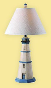 nautical lighting - Lighthouse Lamp nautical decor nautical bedroom decorating nautical table lamp