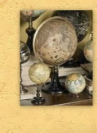old world nautical decor   world globes  World Globe, Antique Ocean  Ocean Gemstone World Globe 