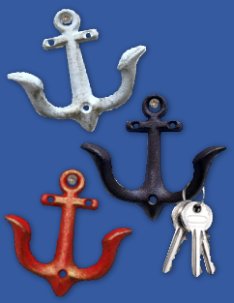 nautical wall hooks anchor wall hooks nautical wall decor nautical home decor Decorative Metal Hooks   Anchor Coat Hooks Hanger  