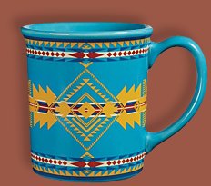 Native American Ceramic Coffee Mug