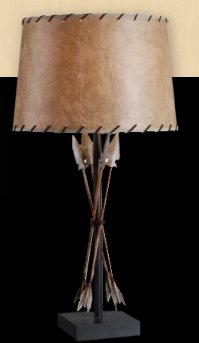 arrow table lamp  native american decor  mexican decor  native american theme Southwestern decorating ideas, southwestern decor,